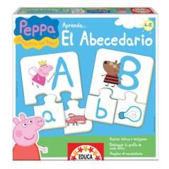 Juego aprendo el abecedario peppa pig de 4-5 años educa borras 15652
