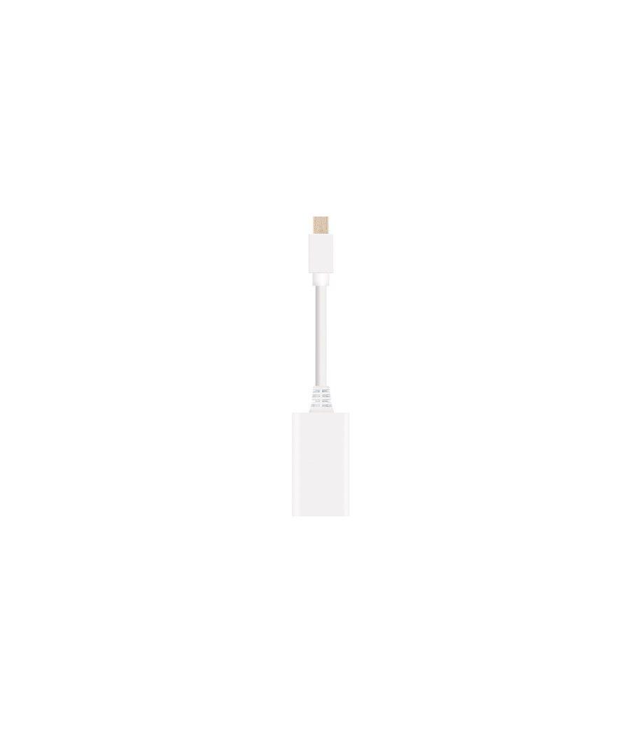 Nanocable CONVERSOR MINI DP A HDMI MINI DP/M-HDMI/H BLANCO 15 CM - Imagen 1