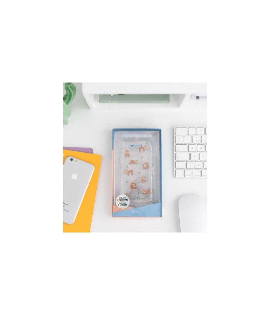 Carcasa iphone 6/7/8 slow collection-case sloth mr. wonderful