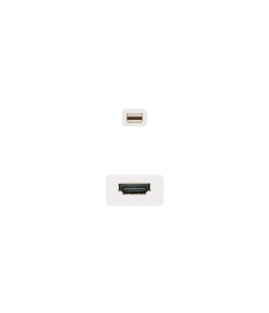Nanocable CONVERSOR MINI DP A HDMI MINI DP/M-HDMI/H BLANCO 15 CM - Imagen 2