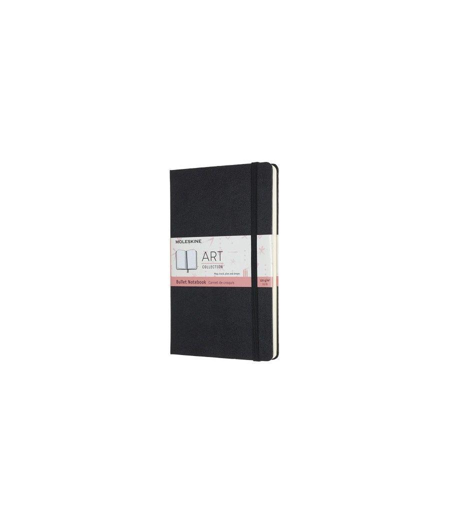 Libreta de arte bullet l (13x21cm) negra moleskine artbulnt3