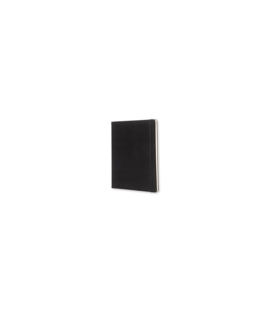 Libreta clasica tapa dura negra xl (19x25cm) rayas moleskine qp090