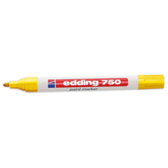 Marcador permanente 2-4mm 750 amarillo edding 750-5 pack 10 unidades