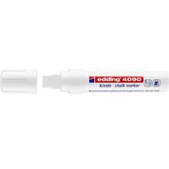 Marcador tiza liquida grueso 4090 blanco edding 4090-049 pack 5 unidades