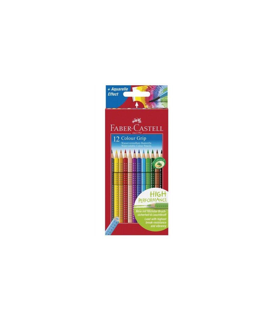 Estuche 12 lapices color grip faber castell 112412