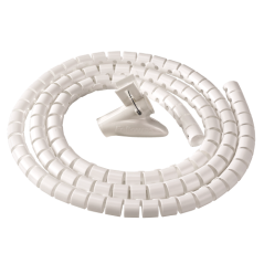 Fellowes cablezip piso tubo flexible para protección de cables blanco 1 pieza(s)