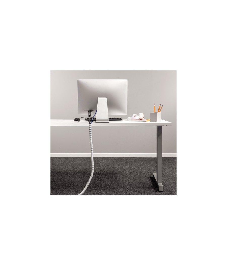 Fellowes cablezip piso tubo flexible para protección de cables blanco 1 pieza(s)