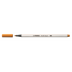 Rotulador punta fibra pincel pen 68 brush ocre oscuro stabilo 568/89 pack 10 unidades