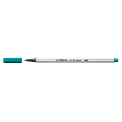 Rotulador punta fibra pincel pen 68 brush turquesa stabilo 568/51 pack 10 unidades