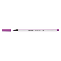 Rotulador punta fibra pincel pen 68 brush lila stabilo 568/58 pack 10 unidades