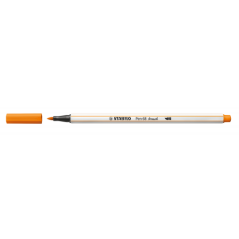 Rotulador punta fibra pincel pen 68 brush naranja stabilo 568/54 pack 10 unidades