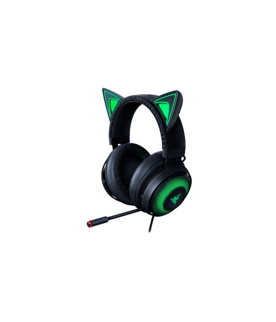Razer kraken kitty edition auriculares alámbrico diadema juego negro, verde