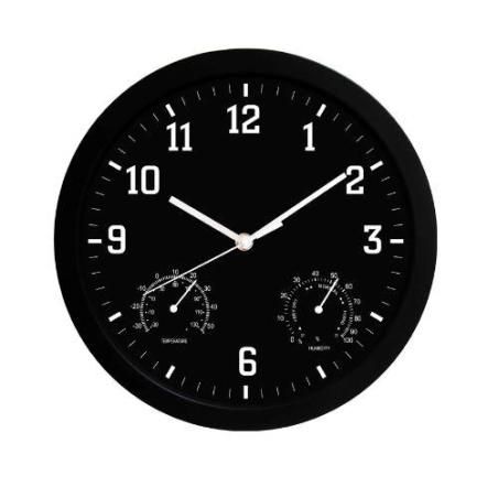 Reloj de oficina color negro 30 cm.326540