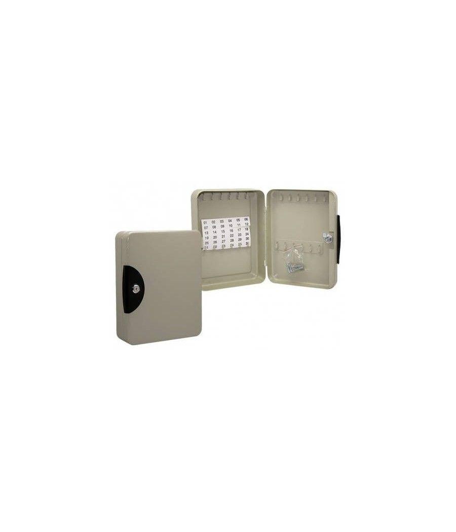 Caja guardallaves metalica 54 llaves en color gris bismark 319902