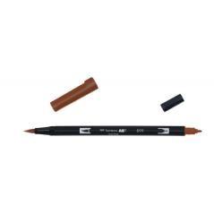 Rotulador doble punta pincel color redwood tombow abt-899 pack 6 unidades