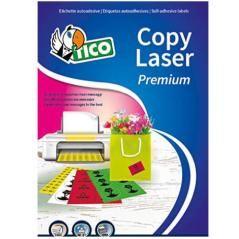 Caja 70 hojas etiquetas naranja fluorescente con márgenes-láser/inyección de tinta/fotocopiadoras-70x36 mm tico lp4fa-7036