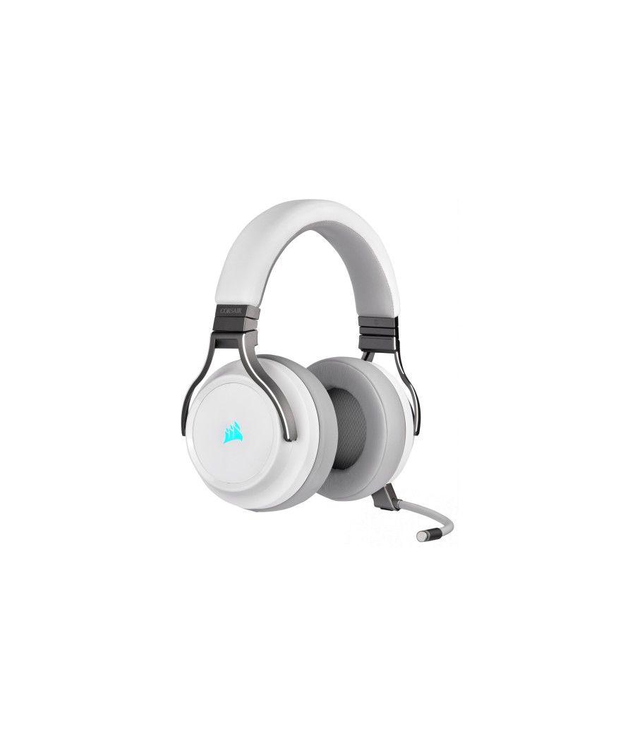 Corsair virtuoso rgb auriculares diadema conector de 3,5 mm usb tipo a blanco