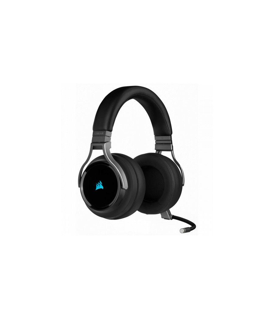 Corsair virtuoso rgb auriculares diadema conector de 3,5 mm usb tipo a carbono