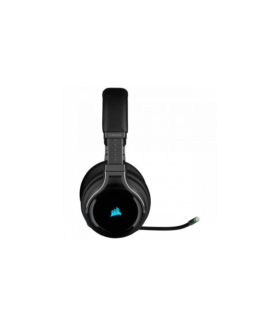 Corsair virtuoso rgb auriculares diadema conector de 3,5 mm usb tipo a carbono