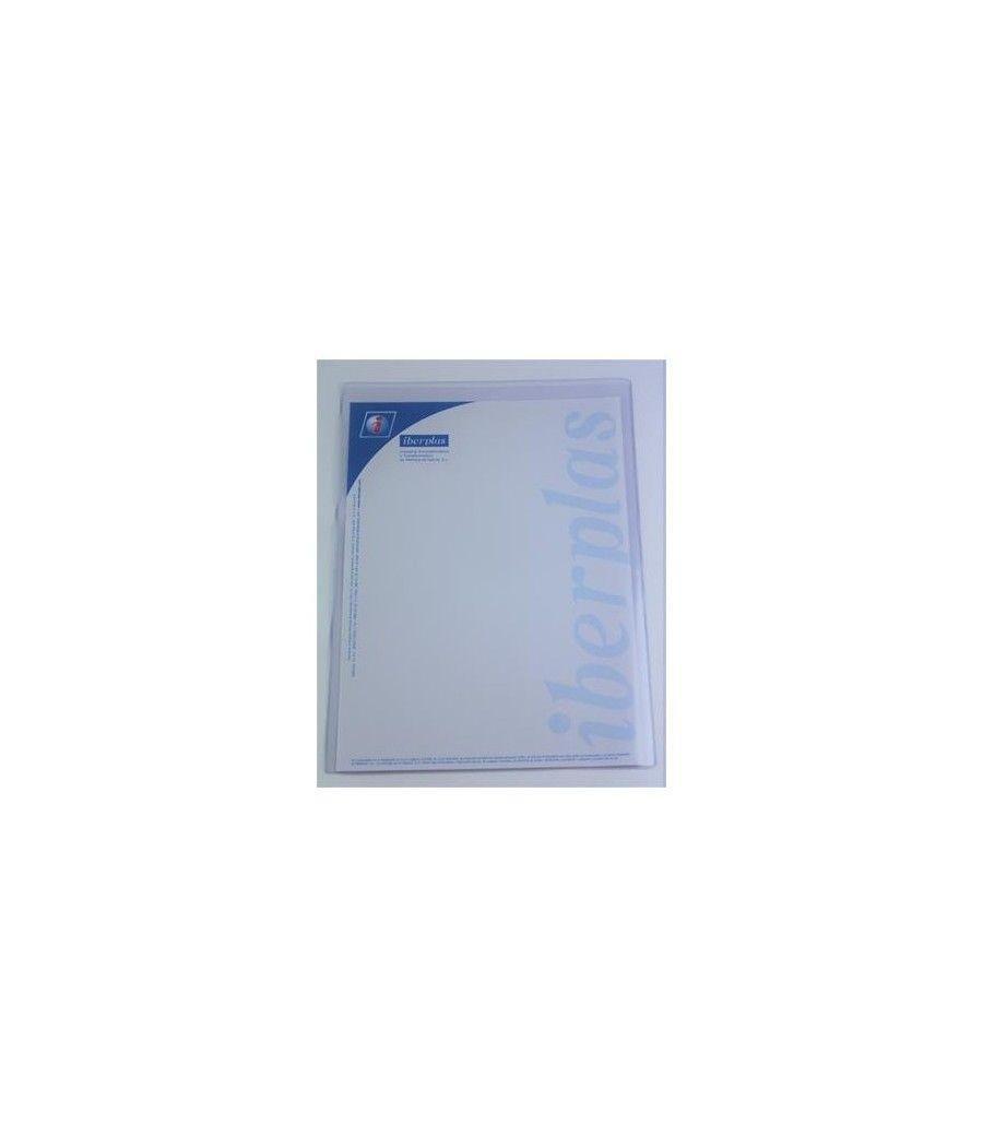 Caja 50 fundas formato a3 "u" portadocumentos pvc cristal 150 micras iberplas 86q50