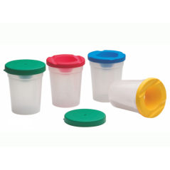 Faibo 767t vaso de mezcla para pintura establecer transparente plástico 10 pieza(s) pack 10 unidades