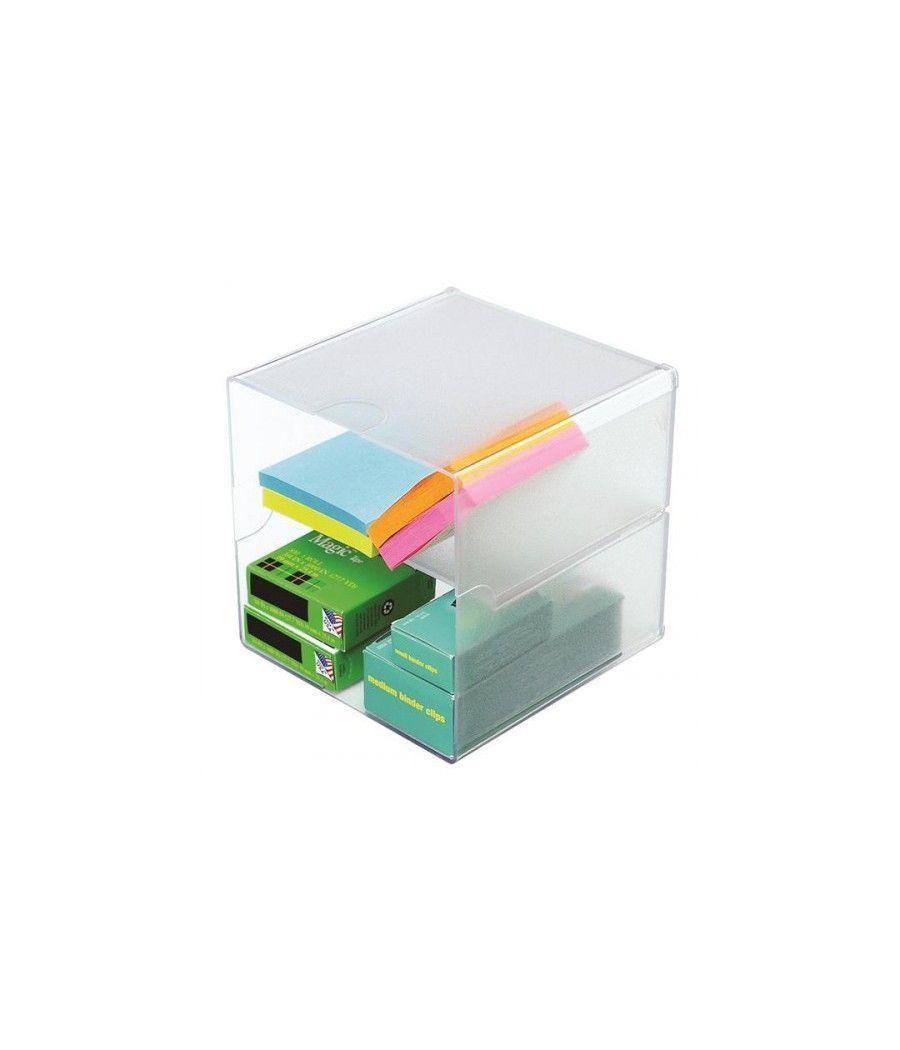 Organizador modular con divisor transparente deflecto 350701