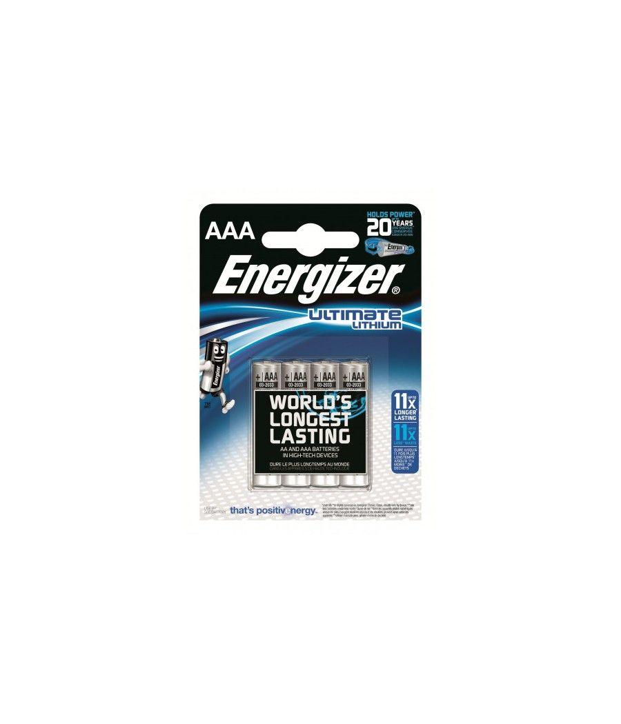 Blister 4 pilas ultim lithium tipo l92 (aaa) energizer 639171