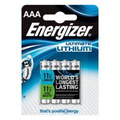 Blister 4 pilas ultim lithium tipo l92 (aaa) energizer 639171