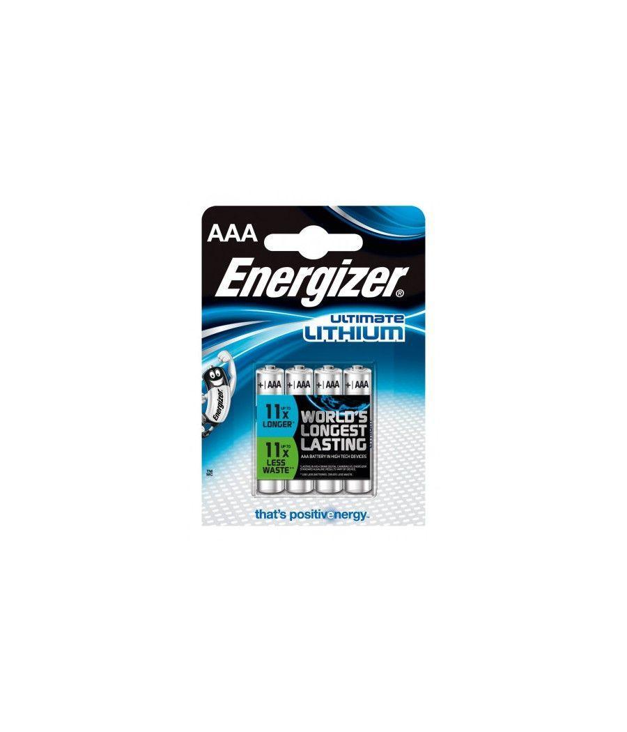 Blister 4 pilas ultim lithium tipo l92 (aaa) energizer 639171