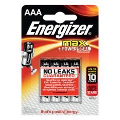 Blister 4 pilas max tipo lr03 (aaa) energizer e301532000