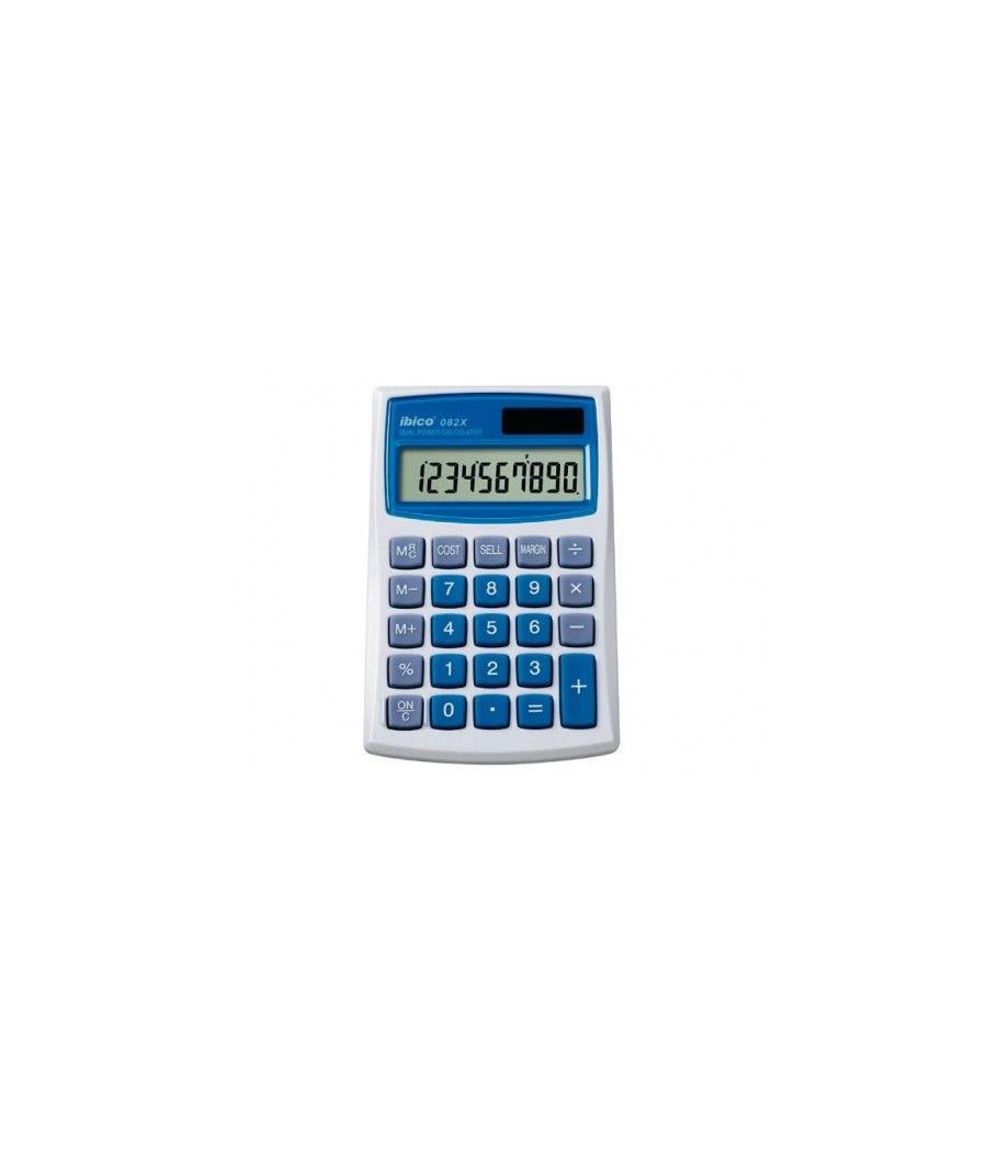 Calculadora de bolsillo de 10 digitos modelo 082x solar / pila ibico ib410017