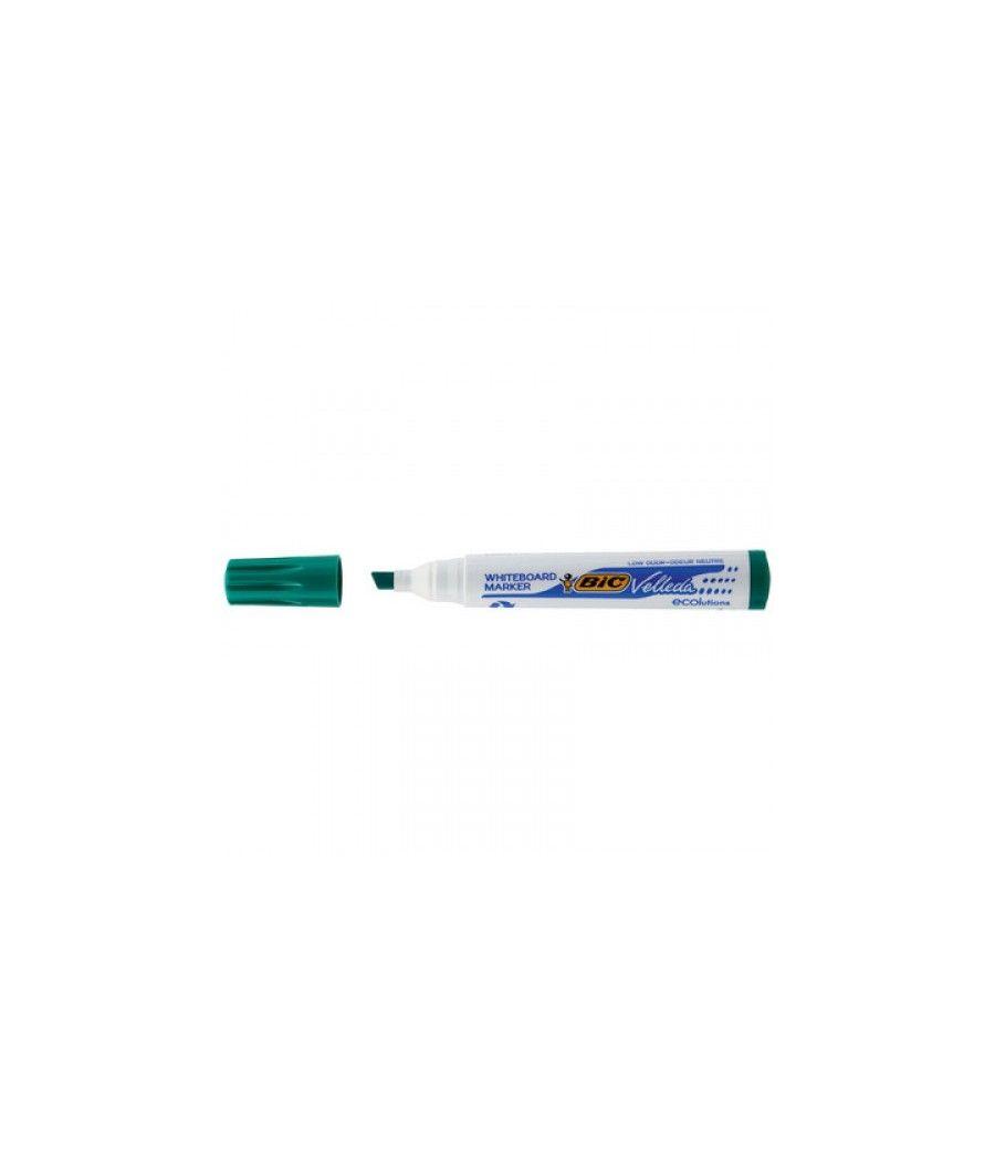 Marcador para pizarra blanca 1751 tinta a base de alcohol trazo 3-5,5mm. verde velleda 904949 pack 12 unidades