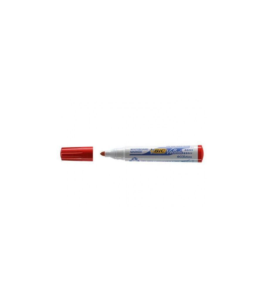 Marcador para pizarra blanca 1701 tinta a base de alcohol trazo 1,5mm. rojo velleda 904939 pack 12 unidades