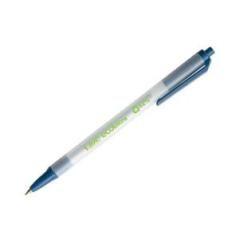 Boligrafo eco clicstic reciclado trazo medio en color azul bic 8806891 pack 50 unidades