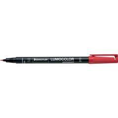 Marcador lumocolor permanente punta superfina 0,4mm. rojo staedtler 313-2 pack 10 unidades