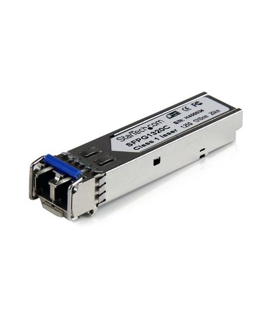 StarTech.com Módulo Transceptor de Fibra Monomodo SFP Gigabit DDM LC Compatible Cisco Mini GBIC - Transceiver - 20km - Imagen 1