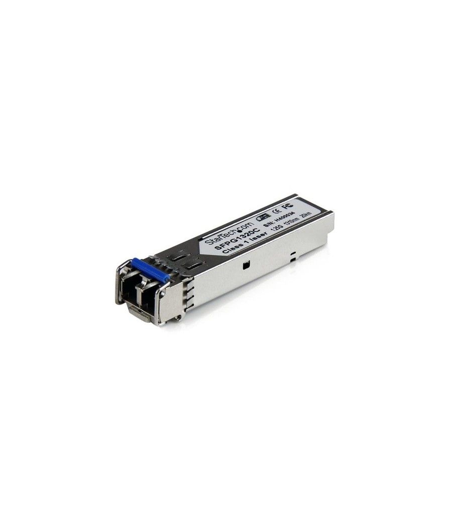 StarTech.com Módulo Transceptor de Fibra Monomodo SFP Gigabit DDM LC Compatible Cisco Mini GBIC - Transceiver - 20km - Imagen 1