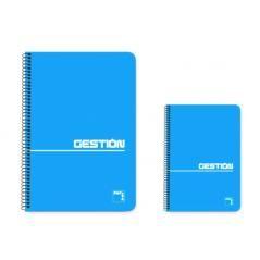 Cuaderno espiral serie gestion tapa blanda 60 grs. 4º (155x215mm.) 80 hojas liso pacsa 16382 pack 10 unidades