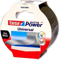 Cinta americana extra power universal 50mm.x10m. color plata tesa 56348-00000-06 pack 6 unidades