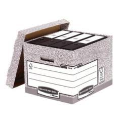 Contenedor de archivos bankers box 00810-ffeu pack 10 unidades