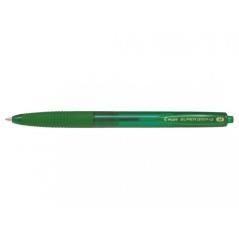 Bolígrafo super g verde pilot bpgg-8r-m-g pack 12 unidades