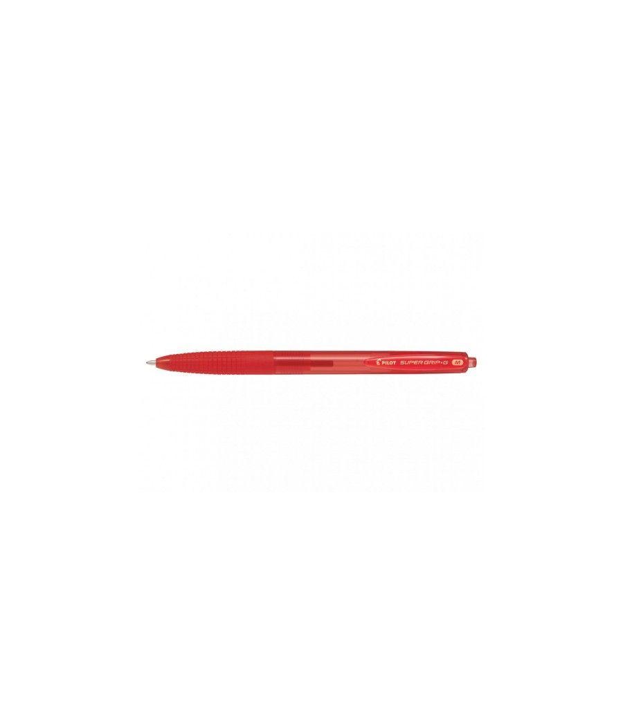 Bolígrafo super g rojo pilot bpgg-8r-m-r pack 12 unidades