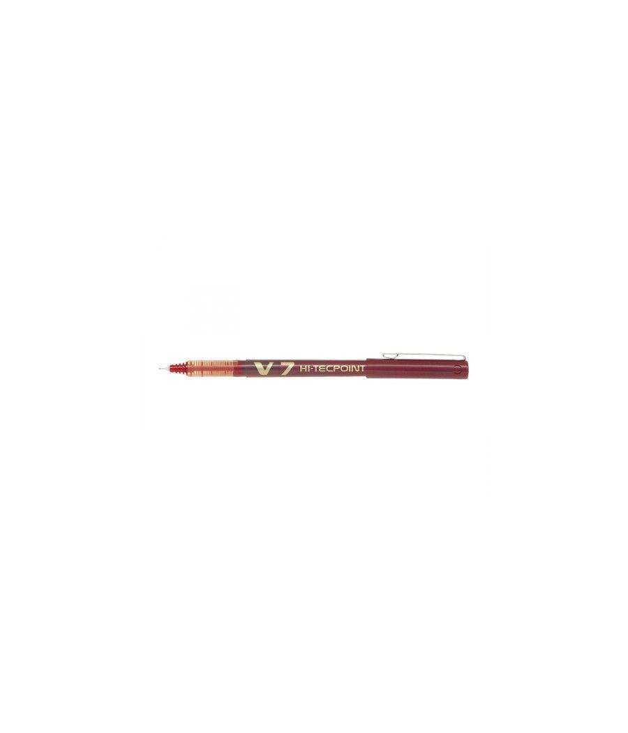 Boligrafo roller tinta liquida v7 rojo pilot bx-v7-r pack 12 unidades