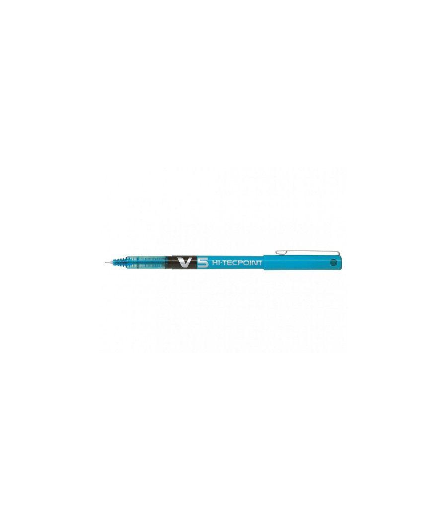 Boligrafo roller tinta liquida v5 azul claro pilot clbx-v5-lb pack 12 unidades