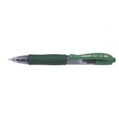 Boligrafo roller g2 pixie mini verde pilot bl-g2-xs-7-g pack 12 unidades