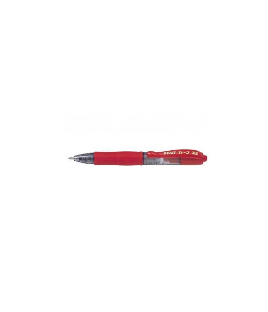 Boligrafo roller g2 pixie mini rojo pilot bl-g2-xs-7-r pack 12 unidades