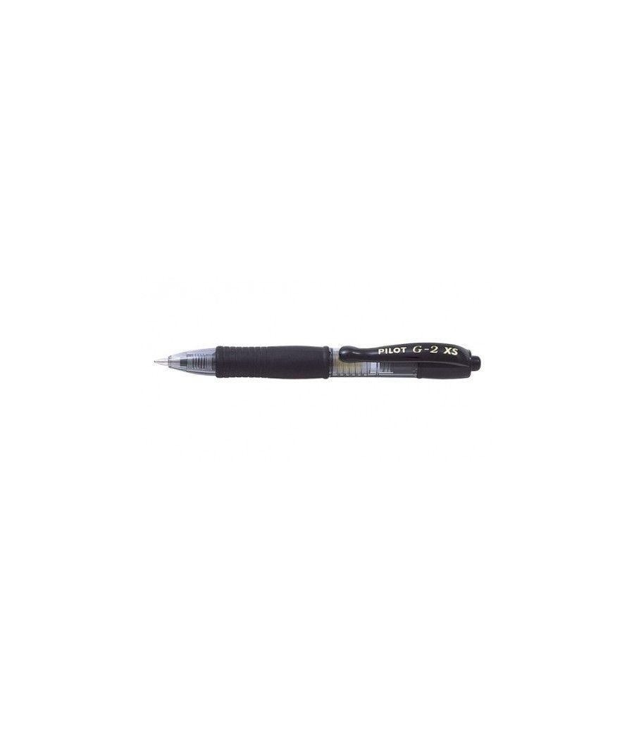 Boligrafo roller g2 pixie mini negro pilot bl-g2-xs-7-b pack 12 unidades