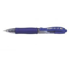 Boligrafo roller g2 pixie mini azul pilot bl-g2-xs-7-l pack 12 unidades