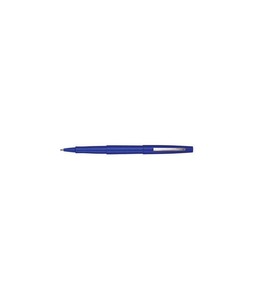 Rotulador flair punta fibra nylon azul papermate s0191013 pack 12 unidades
