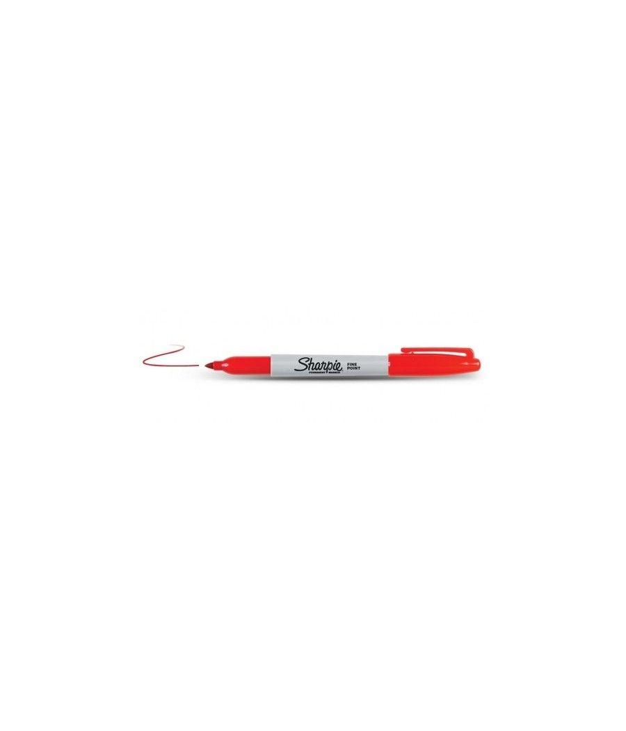 Marcador permanente sharpie rojo papermate s0810940 pack 12 unidades